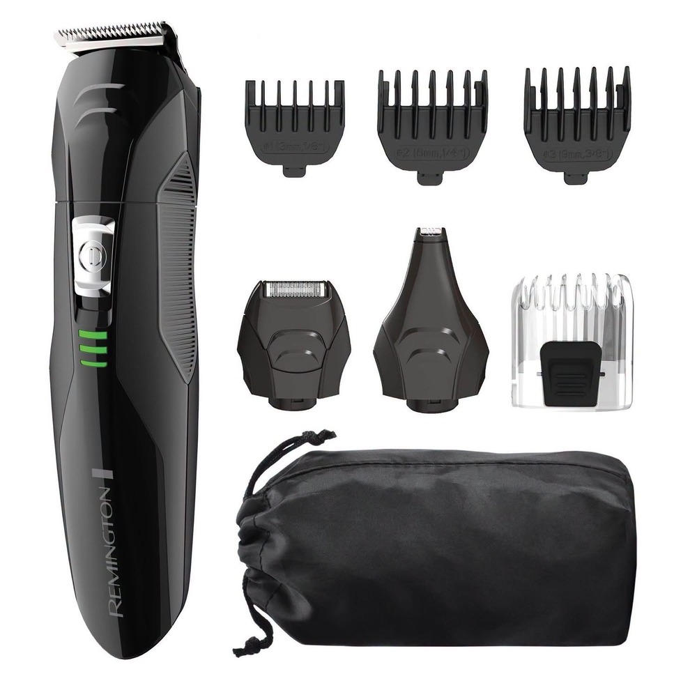 Remington PG6025 All-in-One Grooming Kit Cordless Beard Trimmer 8 Piece Set